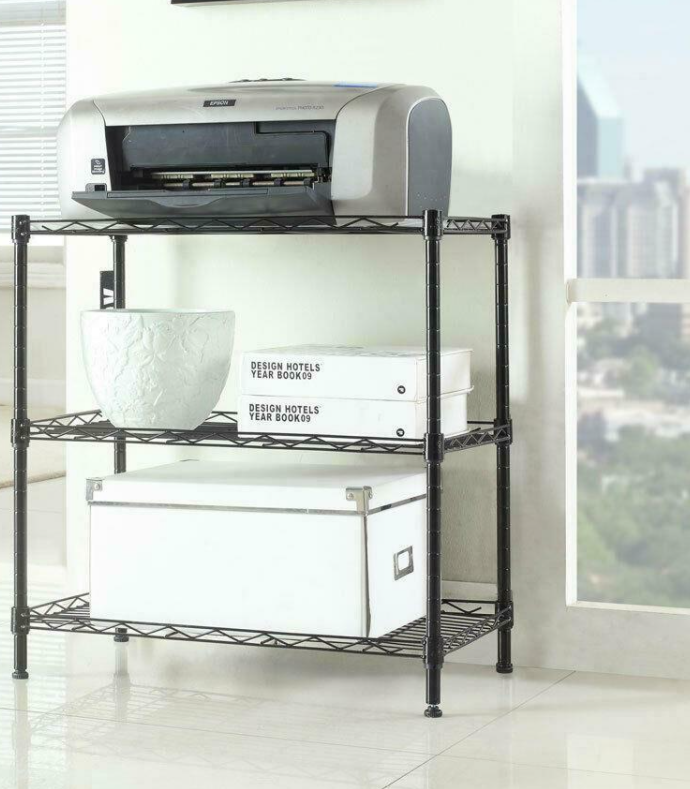 3-Tier Kitchen Storage Cart Microwave Oven Rack Utility Workstation Stand Shelf