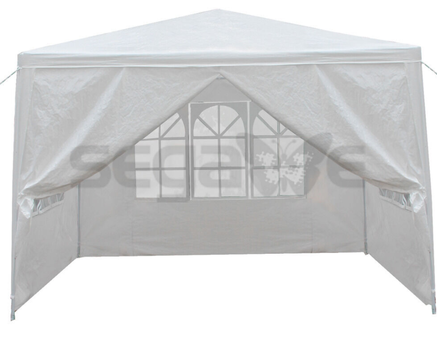 10'x10' 4 Walls Outdoor Canopy Party Tent Wedding Heavy Duty Gazebo